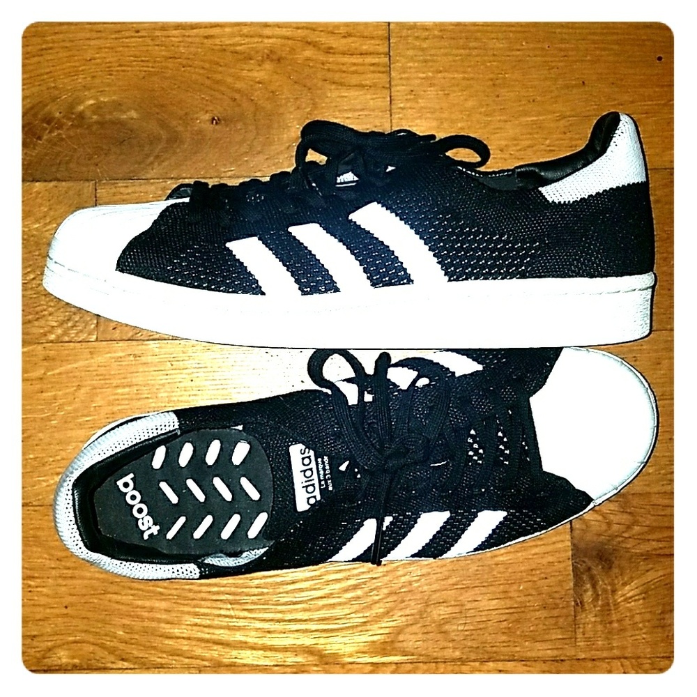 Brand new! Adidas Superstar prime knit SZ 8 1/2